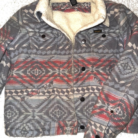 Wrangler Aztec Patterned Jacket - Picture 1 of 4